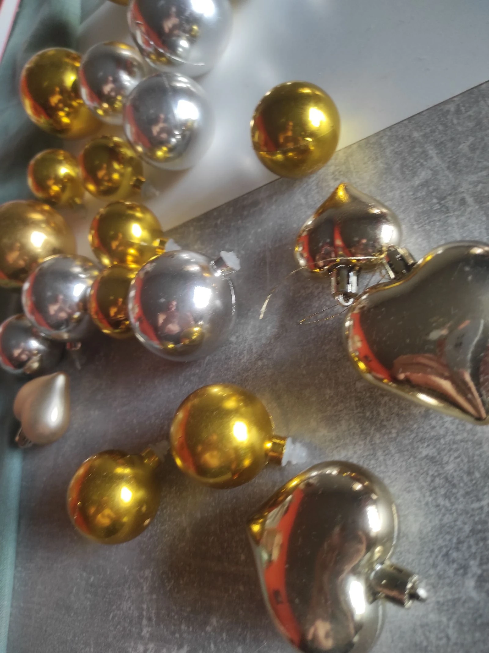 Lote 21 verschillende kerstballen – photo 7